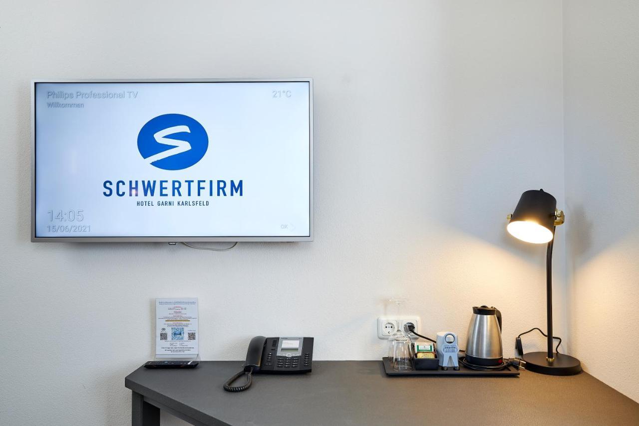 Hotel Schwertfirm คาร์ลส์เฟลด์ ภายนอก รูปภาพ